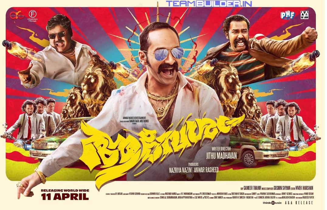 aavesham malayalam movie poster