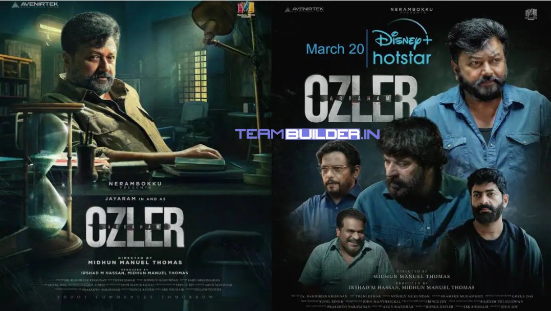 Abraham Ozler Malayalam Crime thriller movie poster
